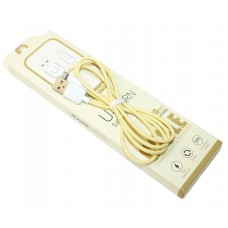 Кабель USB <-> Lightning, Usams Data Cable-U Turn Series, 1 m, US-SJ097, Yellow
