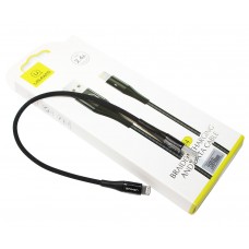 Кабель USB <-> Lightning, Usams braided data cable, 0.25 m, US-SJ207 U4, Black