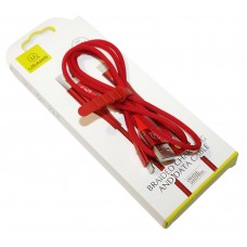 Кабель USB <-> Lightning, Usams braided data cable, 1.2 m, US-SJ208 U4, Red