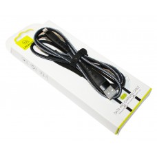 Кабель USB <-> Lightning, Usams braided data cable, 1.2 m, US-SJ249 U11, Black