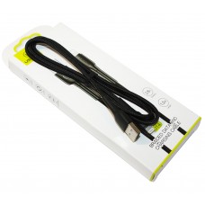 Кабель USB <-> Lightning, Usams braided data cable, 1.2 m, US-SJ259 U14, Black
