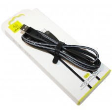 Кабель USB <-> microUSB, Usams, Black, 1.2 м (US-SJ251 U11)