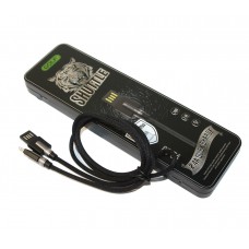 Кабель USB <-> Lightning, Golf, 1.2 m, GC-54i, Black