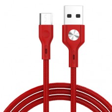 Кабель USB <-> microUSB, Golf, Red, 1 м (GC-60m)