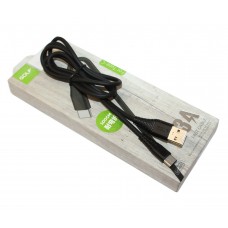 Кабель USB <-> USB Type-C, Golf, Black, 1 м (GC-64t)