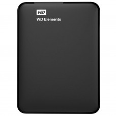 Внешний жесткий диск 1Tb Western Digital Elements, Black (WDBUZG0010BBK-WESN)