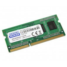 Память SO-DIMM, DDR3, 4Gb, 1600 MHz, Goodram, 1.5V (GR1600S364L11S/4G)