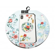Накладка силіконова для смартфона Apple iPhone X, Hoco summer flowers (Peony)