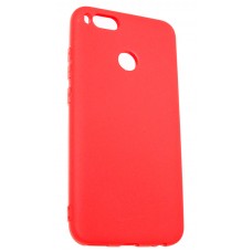 Накладка силиконовая для смартфона Xiaomi Mi A1   Mi5X, Soft case matte Red