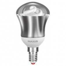 Лампа світлодіодна E14, 9W, 4100K, R50, Maxus, 350 lm, 220V (1-ESL-329-1)
