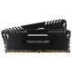 Пам'ять 8Gb x 2 (16Gb Kit) DDR4, 2400 MHz, Corsair Vengeance, Black, White LED (CMU16GX4M2A2400C16)