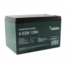 Батарея для ДБЖ 12В 12Ач Merlion AGM 6-DZM-12, 12V 12.0Ah, 151х98х101 мм