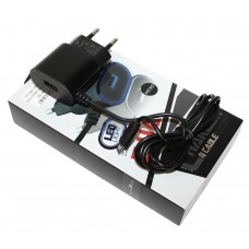 Сетевое зарядное устройство Aspor, Black, 1xUSB, 2,4A, кабель USB <-> micro USB Led (A802 Plus)