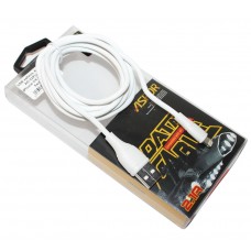 Кабель USB - Lightning 2 м Aspor White, 2.1A (AC-02 Plus)