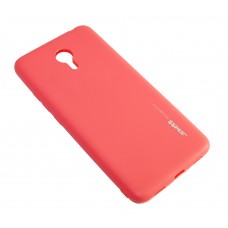 Накладка силіконова для смартфона Meizu M3 Note, SMTT matte, Red
