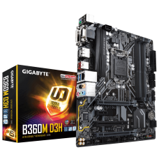 Мат.плата 1151 (B360) Gigabyte B360M D3H