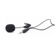 Микрофон Gembird MIC-C-01 Black, прищепка