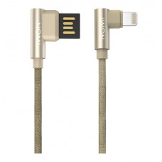 Кабель USB <-> Lightning, Nomi, Gold, 1м (DCPQ 10i)