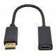 Адаптер DisplayPort (M) - HDMI (F), STLab, Black, 15 см (U-996)