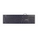 Клавіатура Gembird KB-MCH-03-RU тонка, мультимедійна, USB, Black