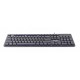 Клавіатура Gembird KB-MCH-03-RU тонка, мультимедійна, USB, Black