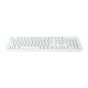 Клавіатура Gembird KB-MCH-03-W-RU White, тонка, мультимедійна, USB