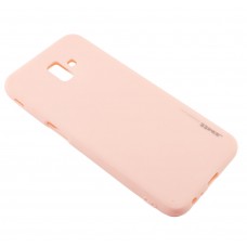 Накладка силіконова Soft Case matte Samsung J610 (J6 + 2018), SMTT Pink