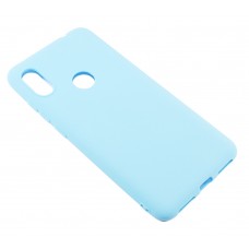 Накладка силиконовая для смартфона Xiaomi Redmi Note 6 Pro, Soft case matte, Blue