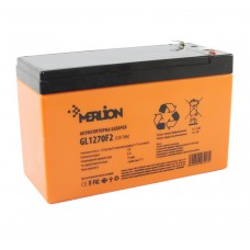 Батарея для ИБП 12В 7Ач Merlion, GL1270F2 GEL, ШхДхВ 65х150х95