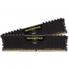 Пам'ять 16Gb x 2 (32Gb Kit) DDR4, 2400 MHz, Corsair Vengeance LPX, Black (CMK32GX4M2A2400C16)