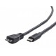 Кабель USB 3.0 - 1.0м Micro BM/Type-C Cablexpert CCP-USB3-mBMCM-1M, преміум