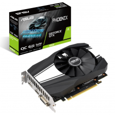 Видеокарта GeForce GTX 1660, Asus, Phoenix OC, 6Gb GDDR5, 192-bit (PH-GTX1660-O6G)