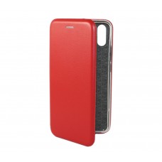 Чехол-книжка кожаный для Huawei P Smart Plus, Red