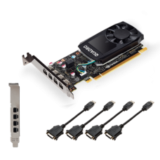 Видеокарта nVidia Quadro P620, PNY, 2Gb DDR5, 128-bit, 4 x miniDP (VCQP620DVI-PB)