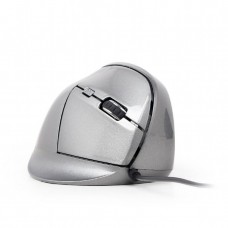 Мышь Gembird MUS-ERGO-02, оптика, Silver USB