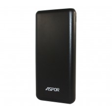 Универсальная мобильная батарея 16000 mAh, Aspor A327 (2.0A, 2USB) Black