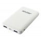 Универсальная мобильная батарея 9000 mAh, Aspor A322 Soft Touch (2.1A, 2USB) White 