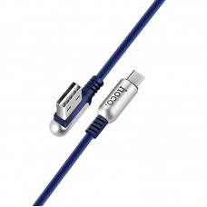 Кабель USB <-> microUSB, Hoco U17 Capsule, 1.2 м, Blue