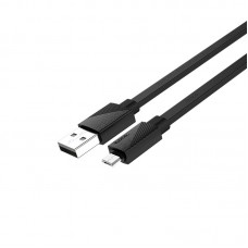 Кабель USB <-> microUSB, Hoco LingYing charged, Black, 1.2 м (U34)