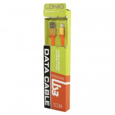 Кабель USB <-> microUSB, LDNIO, Orange 1 м (LS09)