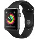 Apple Watch Series 3 38mm GPS Space Gray Aluminum Case With Gray Sport Band  (MTF02)