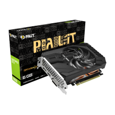 Видеокарта GeForce GTX 1660, Palit, StormX, 6Gb DDR5, 192-bit (NE51660018J9-165F)
