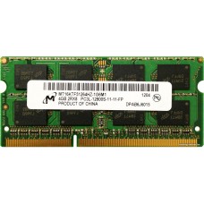 Б/У Память SO-DIMM DDR3, 4Gb, 1600 MHz, Micron, 1.5V (MT16KTF51264HZ-1G6M1)