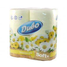 Туалетний папір Диво, Жовтий 4 рулони