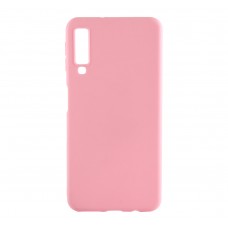 Накладка силиконовая для смартфона Samsung A750 (A7 2018), Soft case matte, Pink