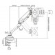 Крепление для проектора ITech MBSG-02F нагрузка: до 6 кг, наклон: +/-90º