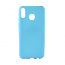 Накладка силиконовая для смартфона Samsung M20, Soft case matte, Blue