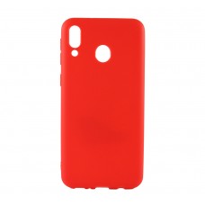 Накладка силіконова для смартфона Samsung M20, Soft case matte, Red