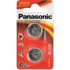 Батарейки CR2025, Panasonic, 2 шт, Blister (CR-2025EL/2B)