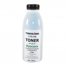 Тонер Kyocera TK-550/560/570/590/825/865/880/895/8315, Cyan, 100 г, Tomoegawa (TG-KM5200C-100)